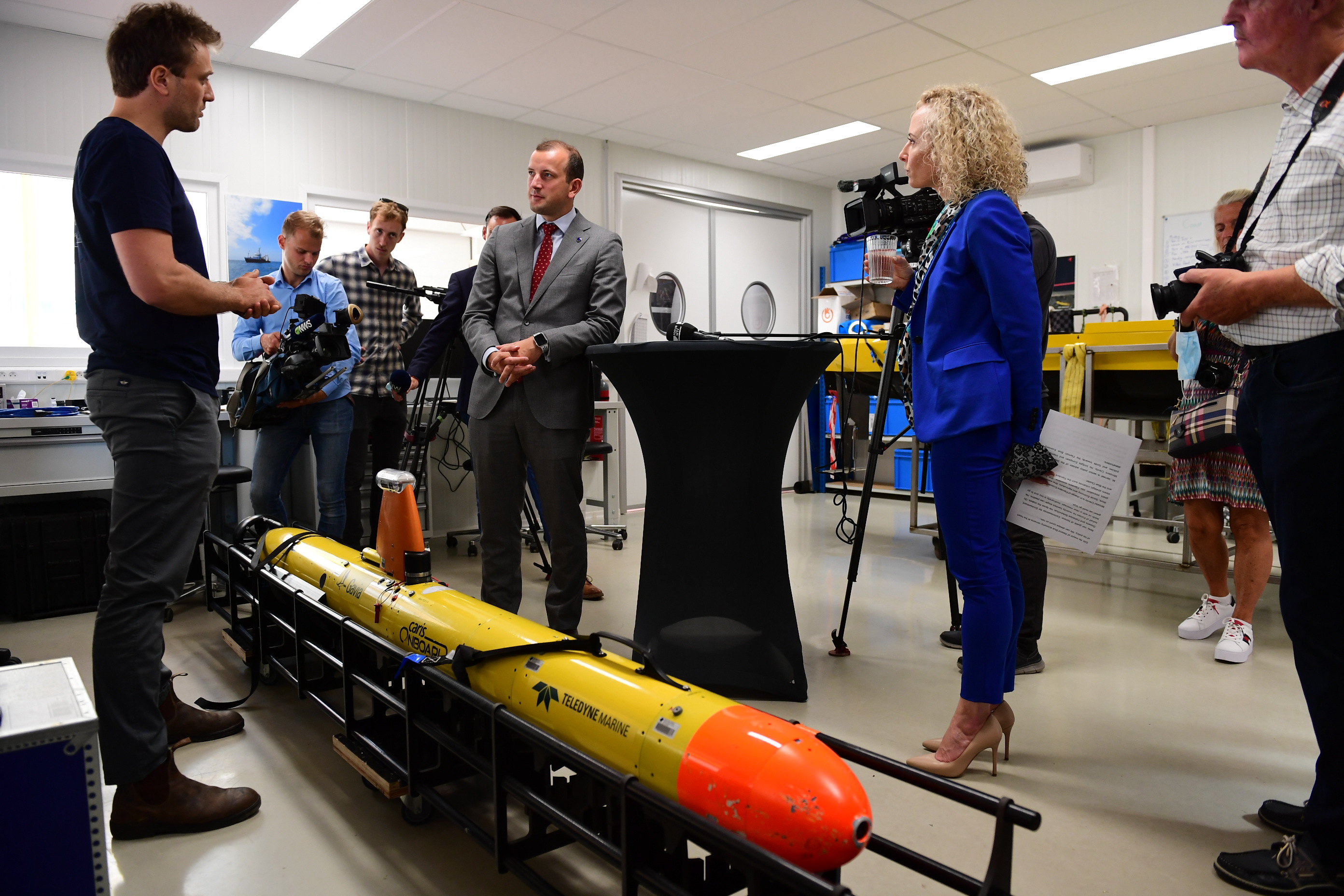 EU Commissioner Sinkevičius visits Ostend