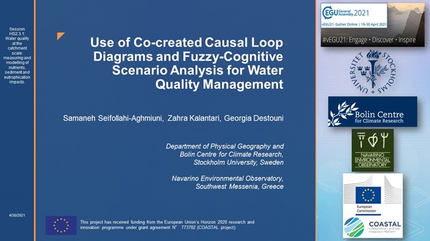 COASTAL at virtual European Geoscience Union (EGU- General Assembly 2021)