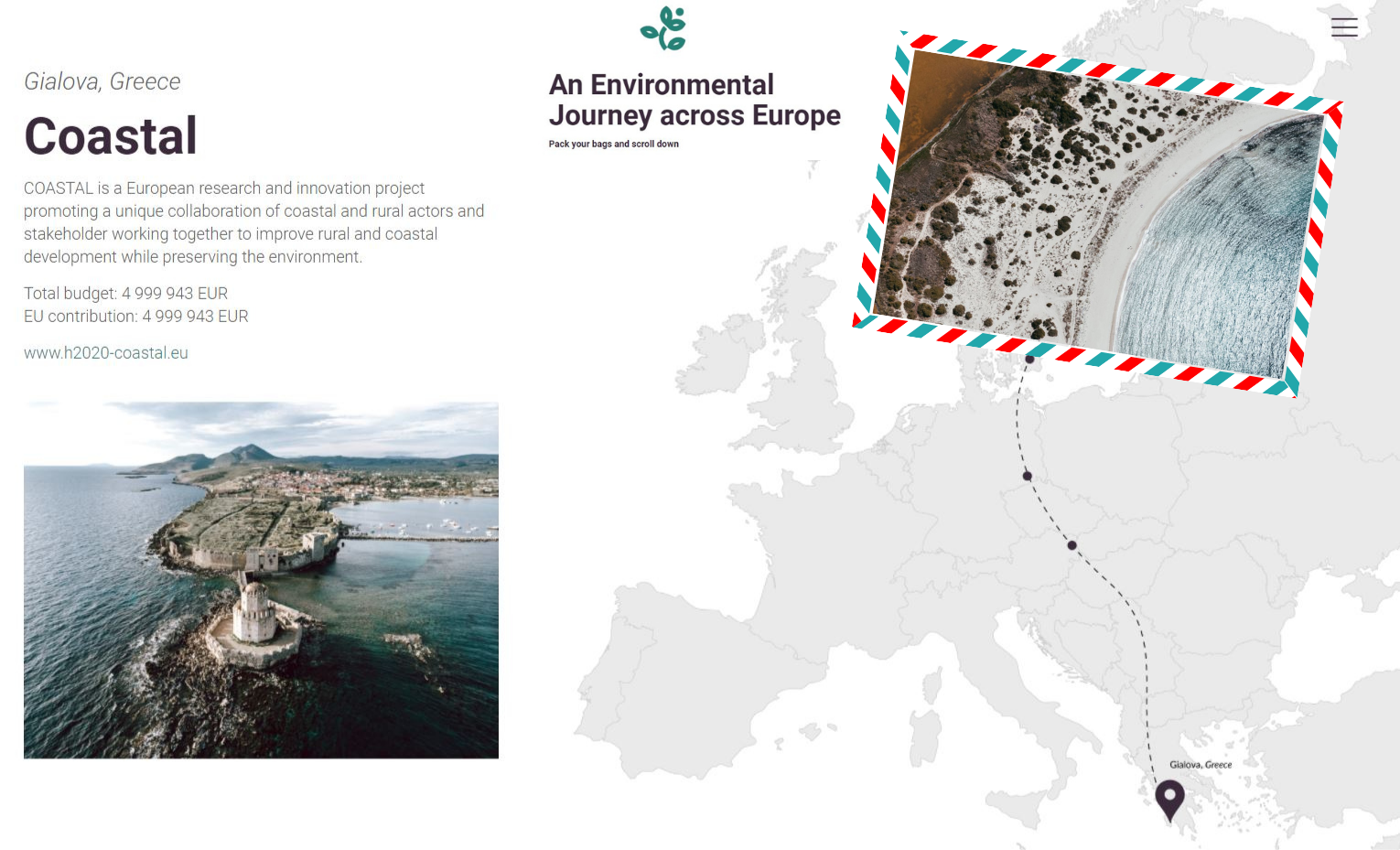 Coastal's digital trip with EU in my Region